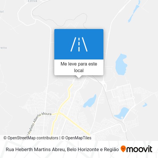 Rua Heberth Martins Abreu mapa