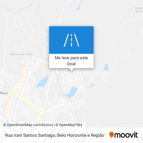 Rua Irani Santos Santiago mapa