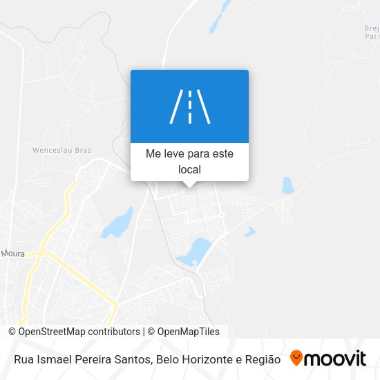 Rua Ismael Pereira Santos mapa