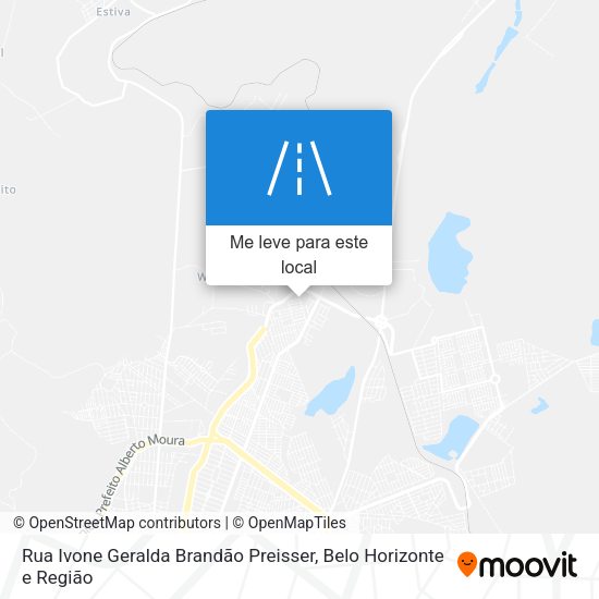 Rua Ivone Geralda Brandão Preisser mapa