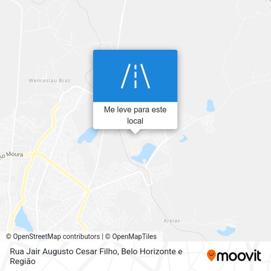 Rua Jair Augusto Cesar Filho mapa