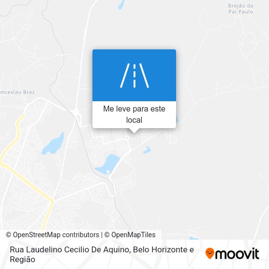 Rua Laudelino Cecilio De Aquino mapa