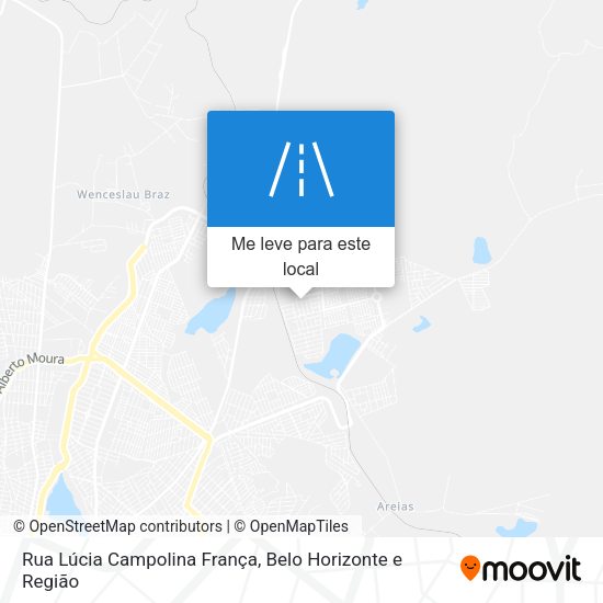 Rua Lúcia Campolina França mapa
