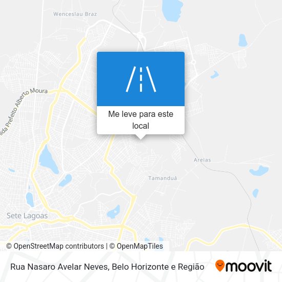 Rua Nasaro Avelar Neves mapa