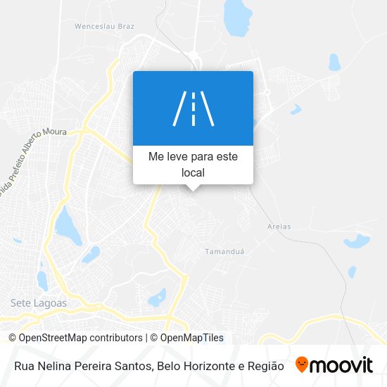Rua Nelina Pereira Santos mapa