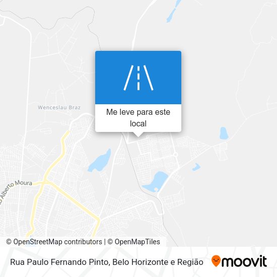 Rua Paulo Fernando Pinto mapa