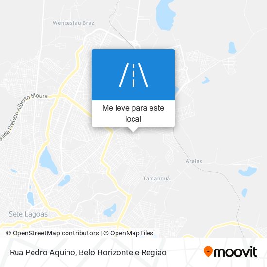 Rua Pedro Aquino mapa