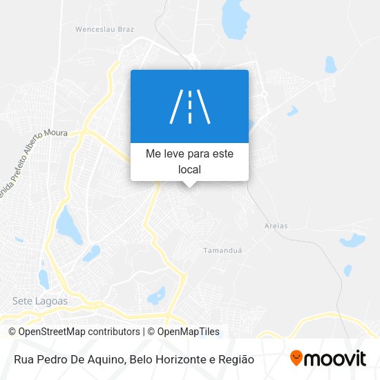Rua Pedro De Aquino mapa
