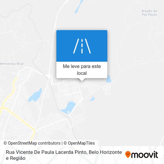 Rua Vicente De Paula Lacerda Pinto mapa