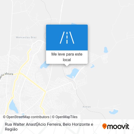 Rua Walter Anast[Acio Ferreira mapa