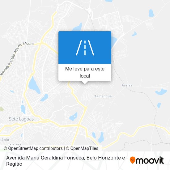 Avenida Maria Geraldina Fonseca mapa