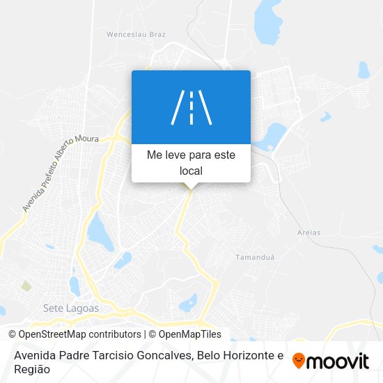 Avenida Padre Tarcisio Goncalves mapa
