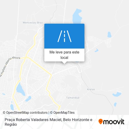 Praça Roberta Valadares Maciel mapa