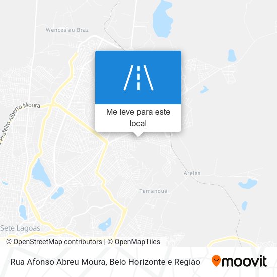 Rua Afonso Abreu Moura mapa