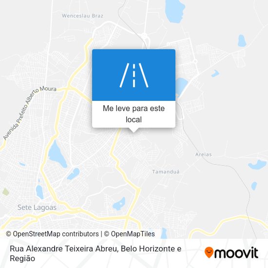 Rua Alexandre Teixeira Abreu mapa