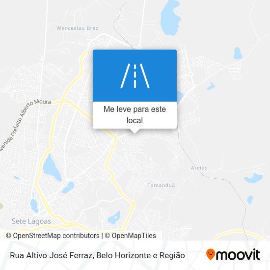 Rua Altivo José Ferraz mapa