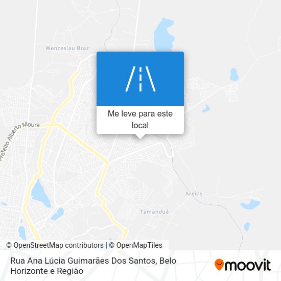 Rua Ana Lúcia Guimarães Dos Santos mapa