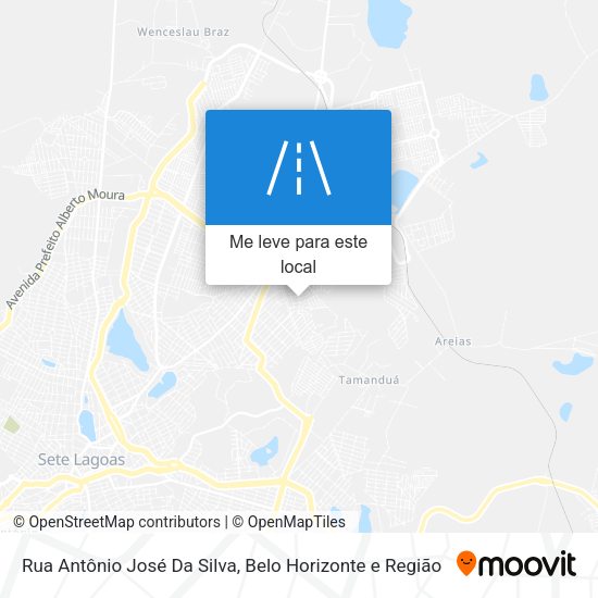 Rua Antônio José Da Silva mapa