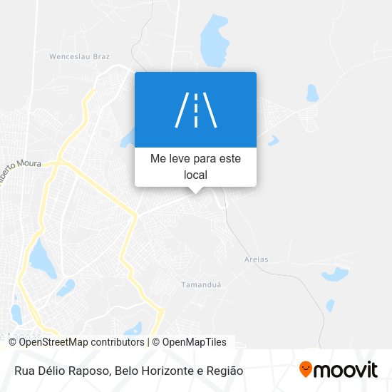 Rua Délio Raposo mapa