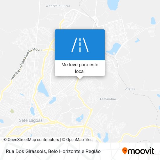 Rua Dos Girassois mapa