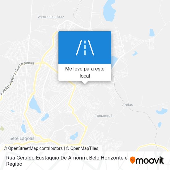 Rua Geraldo Eustáquio De Amorim mapa