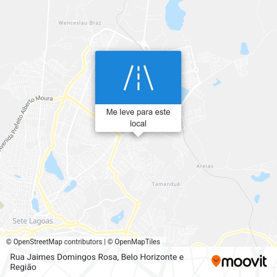 Rua Jaimes Domingos Rosa mapa