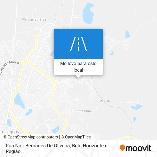 Rua Nair Bernades De Oliveira mapa
