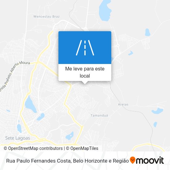 Rua Paulo Fernandes Costa mapa