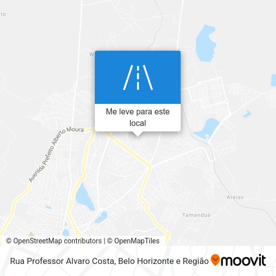 Rua Professor Alvaro Costa mapa
