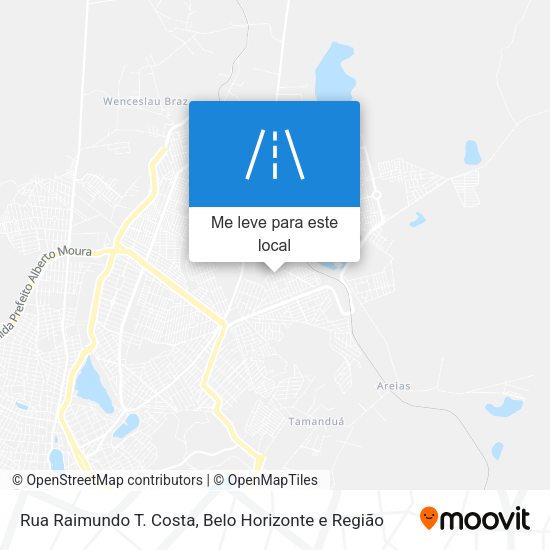 Rua Raimundo T. Costa mapa