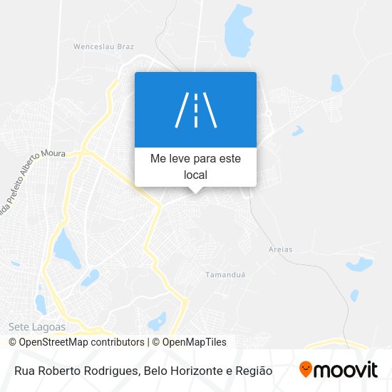 Rua Roberto Rodrigues mapa