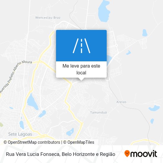 Rua Vera Lucia Fonseca mapa