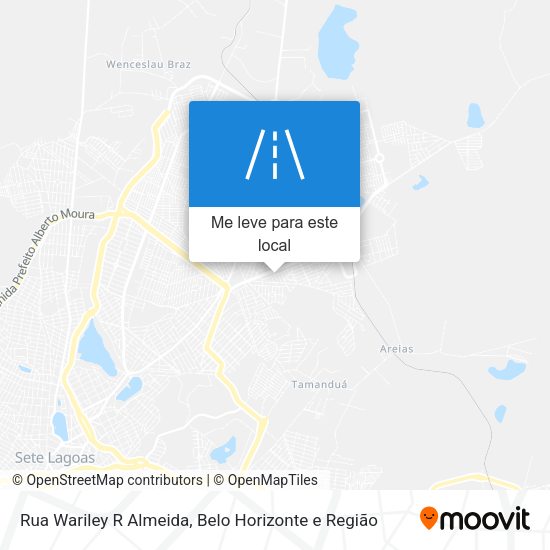Rua Wariley R Almeida mapa