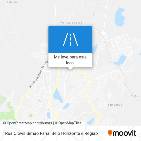 Rua Clovis Simao Faria mapa