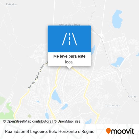 Rua Edson B Lagoeiro mapa