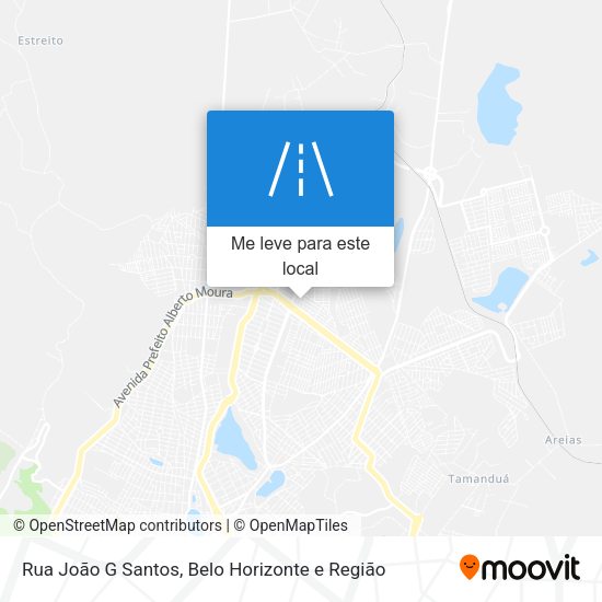 Rua João G Santos mapa