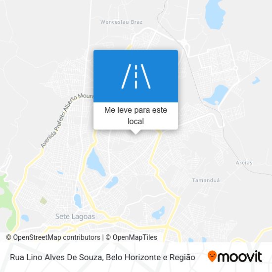 Rua Lino Alves De Souza mapa
