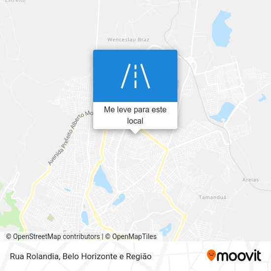 Rua Rolandia mapa