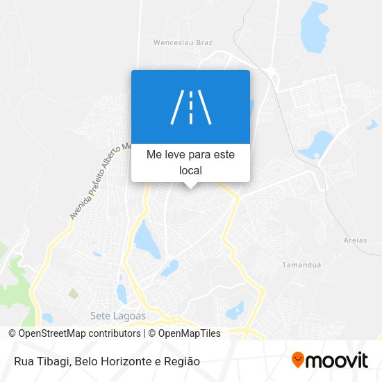 Rua Tibagi mapa
