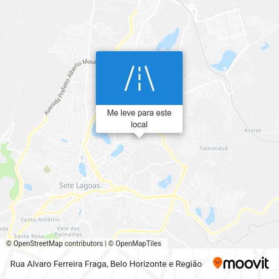 Rua Alvaro Ferreira Fraga mapa