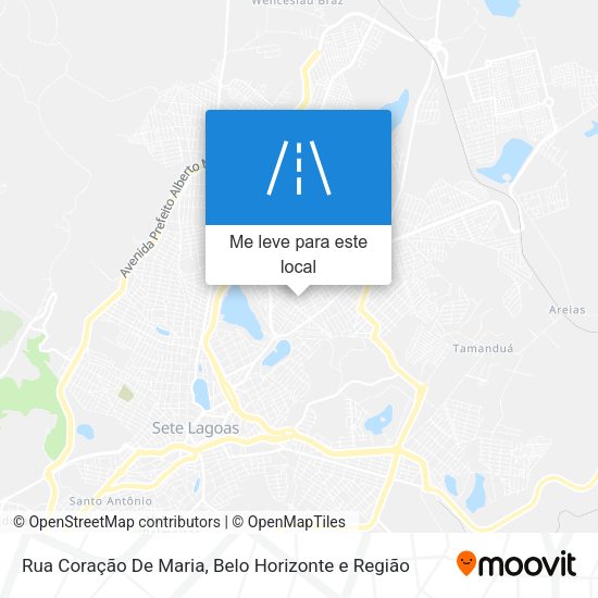 Rua Coração De Maria mapa