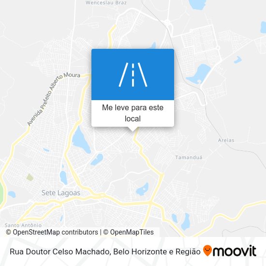 Rua Doutor Celso Machado mapa