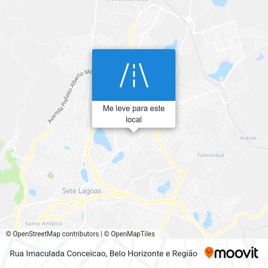 Rua Imaculada Conceicao mapa
