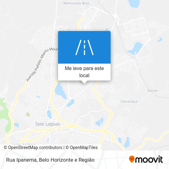 Rua Ipanema mapa
