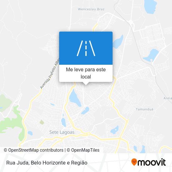 Rua Juda mapa