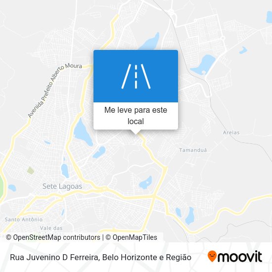 Rua Juvenino D Ferreira mapa