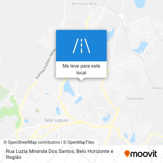 Rua Luzia Miranda Dos Santos mapa