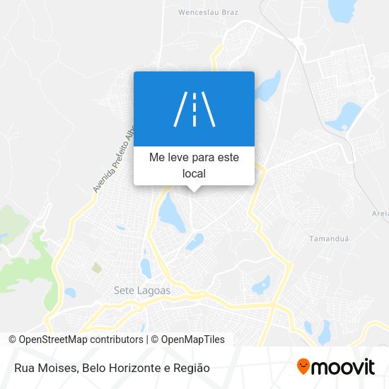 Rua Moises mapa