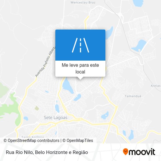Rua Rio Nilo mapa