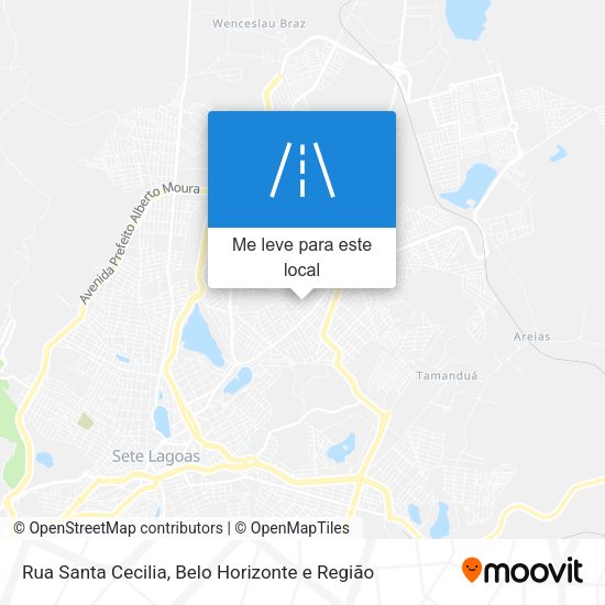 Rua Santa Cecilia mapa